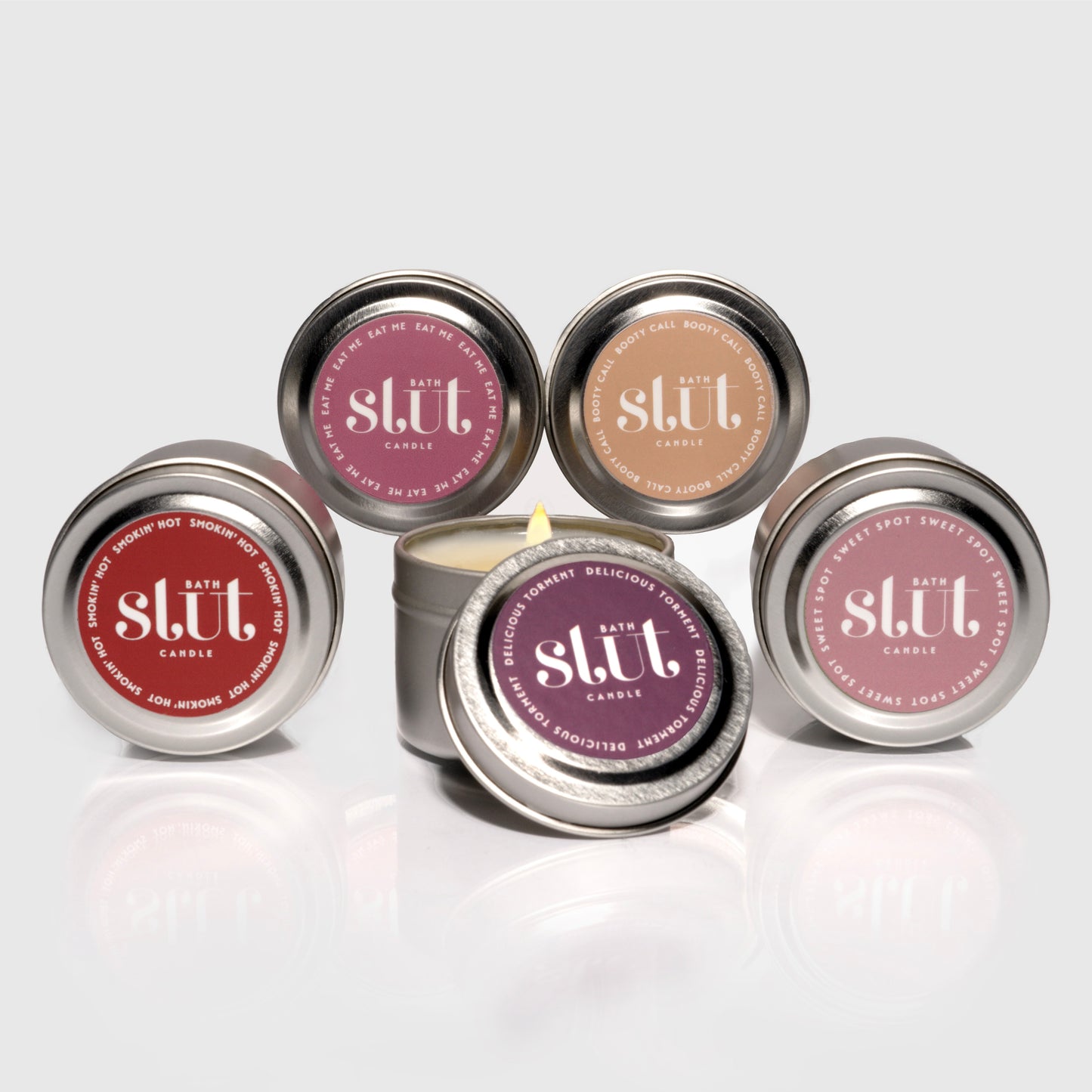 Soy Wax Candle Gift Set | 5 Seductive Scents