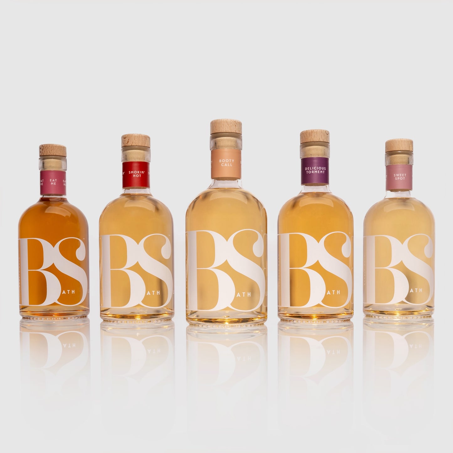 Bath Slut Luxury Vegan Bubble Bath in all five seductive scents — the original cult-favorite formula that creates silky, skin-softening bubbles for the ultimate self-care ritual.